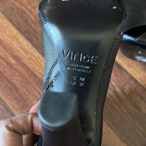 VINCE sansa embossed boots size 7 - Picture 7 of 10